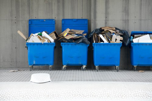 Team conducting office clearance in a modern Stratford office